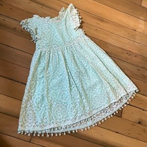 Mint Green Lace Dress